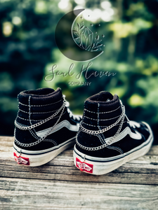 Double Silver shoe/boot chain