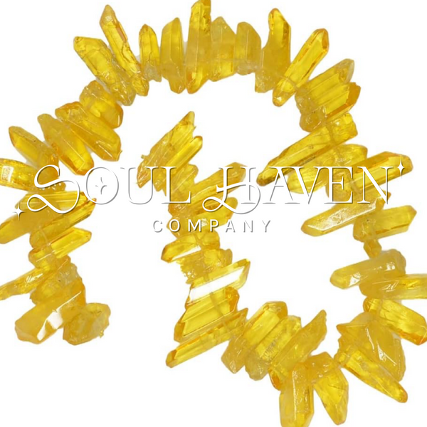 Coraline crystal clips: mixed colors