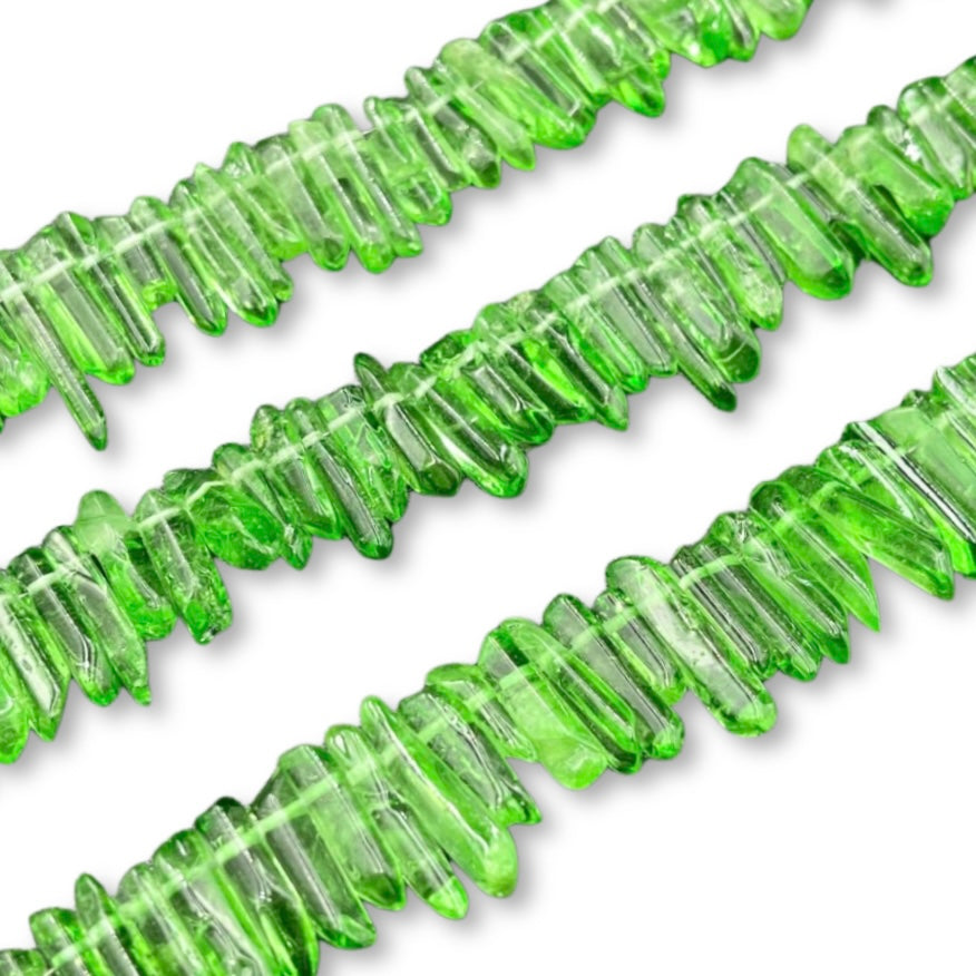 Chunky Crystal Bracelet: green