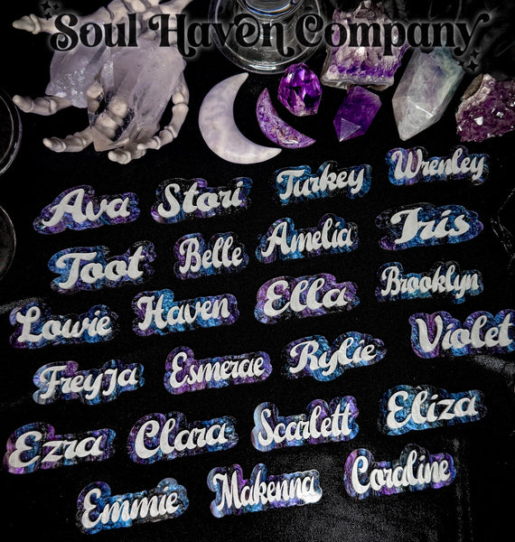 Galaxy Hair clips