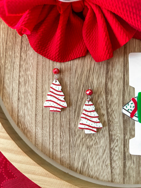 MINI Tree Cakes charms, clips & earrings
