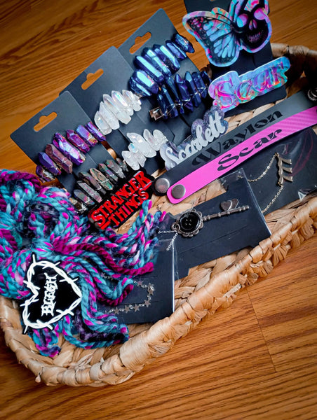 KPOP Crystal Clips: mixed colors