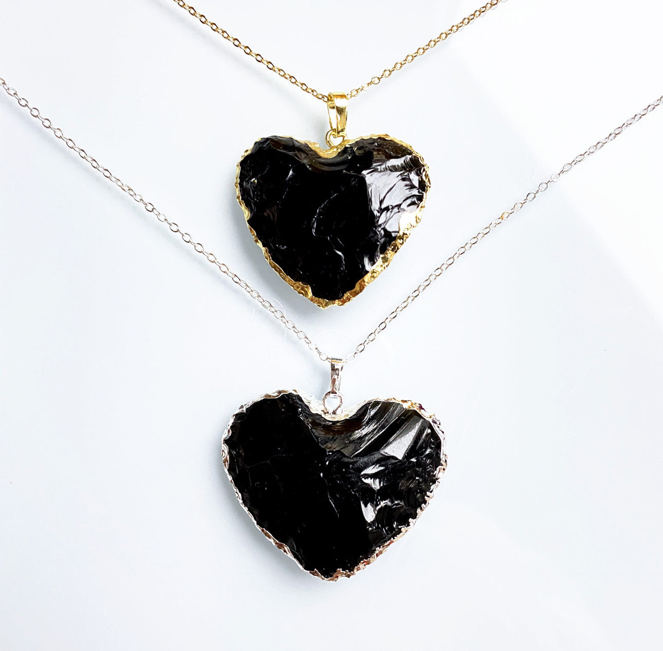 Black Tourmaline heart