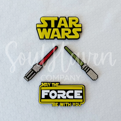 LIGHT SABER earrings