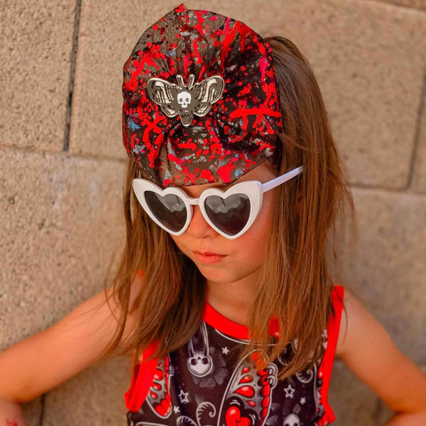 Death Head Moth hair clip