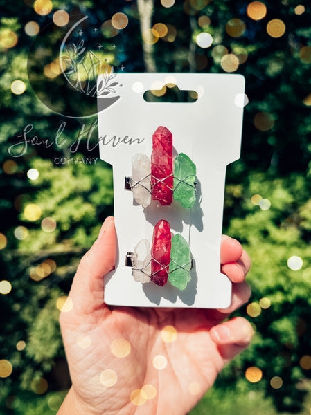 Festive Christmas crystals