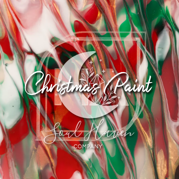 Christmas Swirl Name Clip