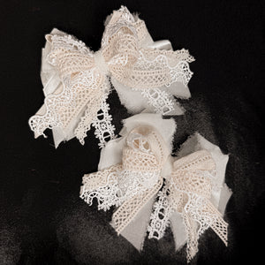 Vintage Soul Scrap Bows: Ivory