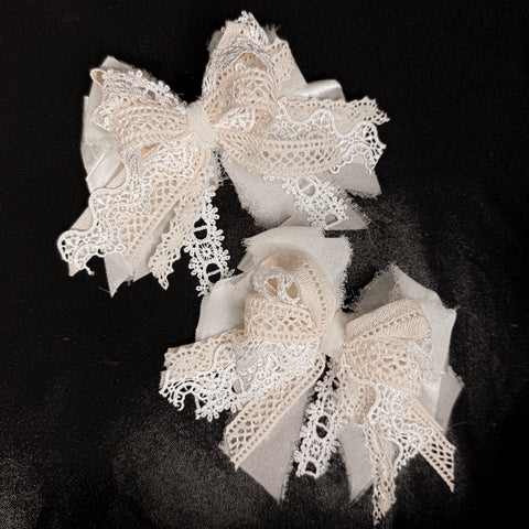 Vintage Soul Scrap Bows: Ivory