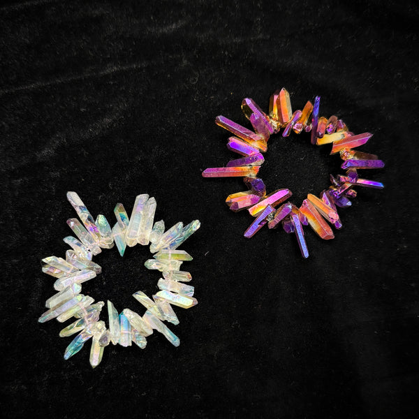 Chunky Crystal Bracelet: iridescent