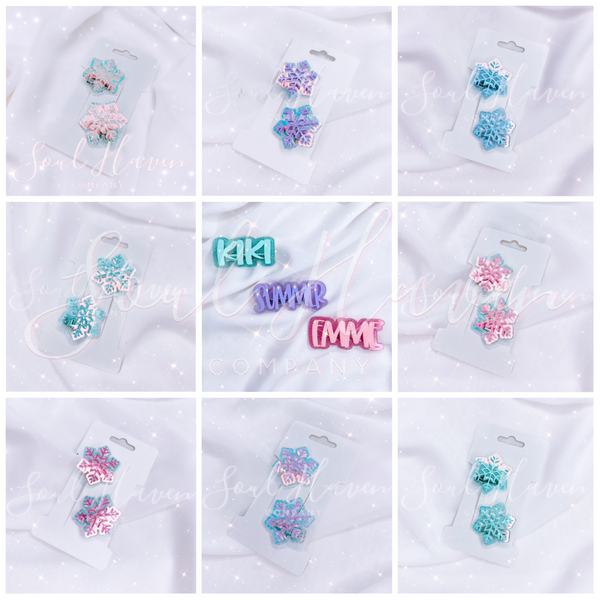 Snowflake Clips