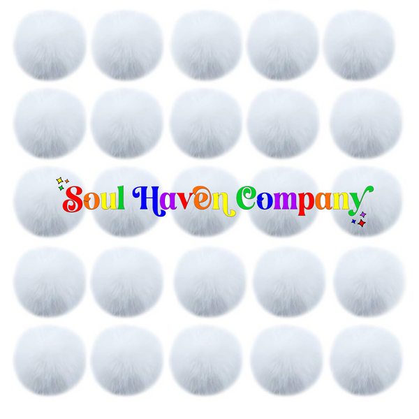 Rainbow Puff Hair Clips (12 colors)