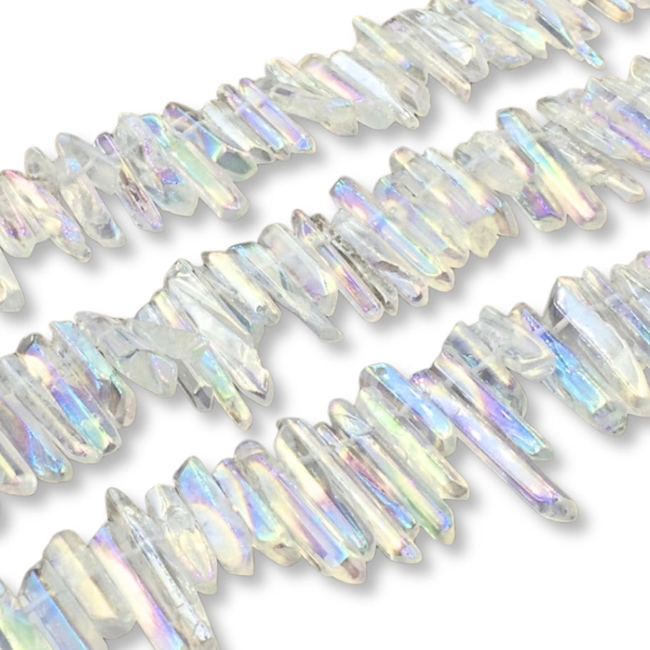 Chunky Crystal Bracelet: iridescent