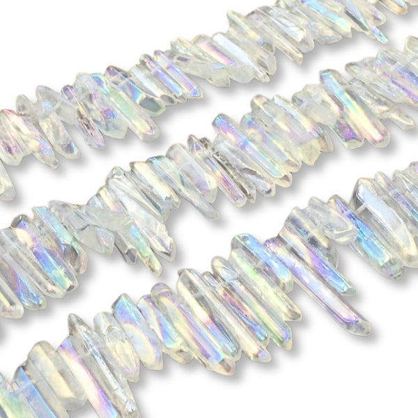 Chunky Crystal Bracelet: iridescent