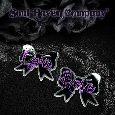 Moody Coquette Name Clips