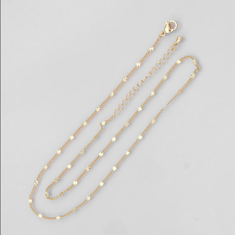 Gold round chain