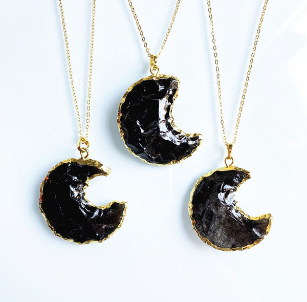 Black Obsidian Moon / Star