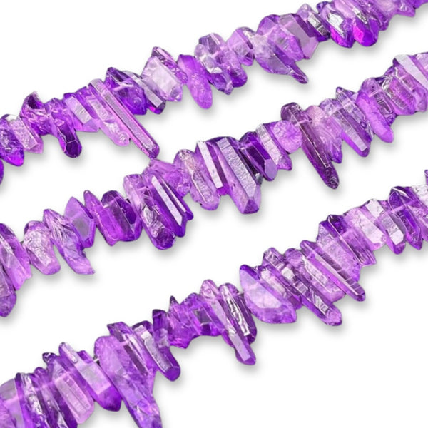 Chunky Crystal Bracelet: purple