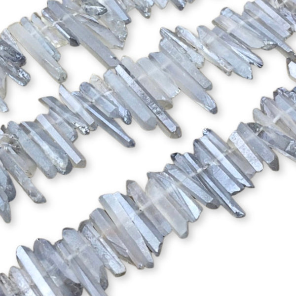 Chunky Crystal Bracelet: grey