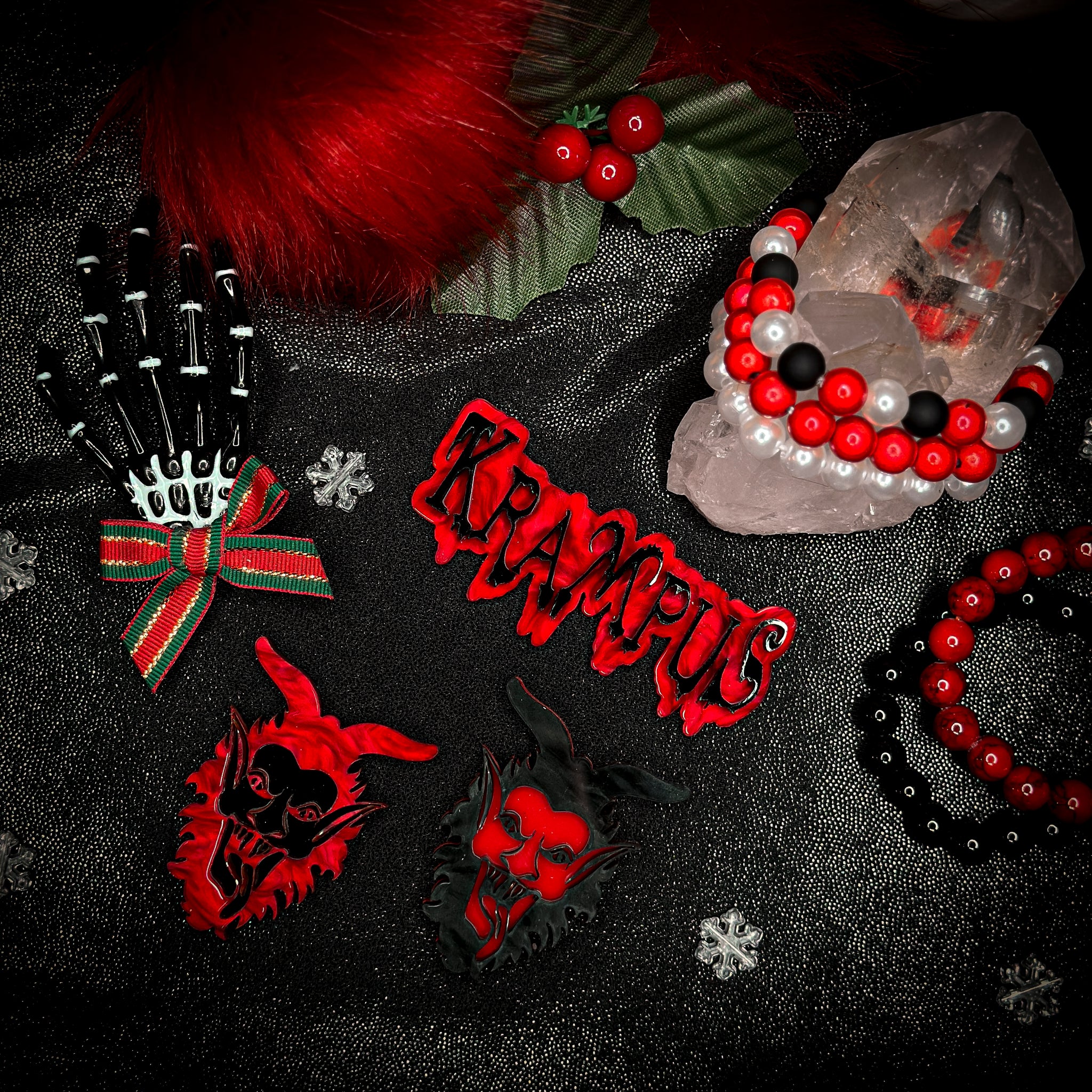 Red Krampus (word) Clip