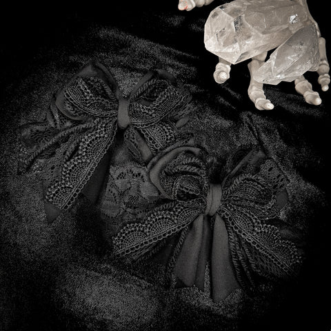 Vintage Soul Scrap Bows: Black