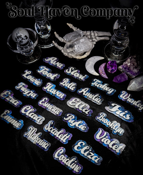 Galaxy Hair clips