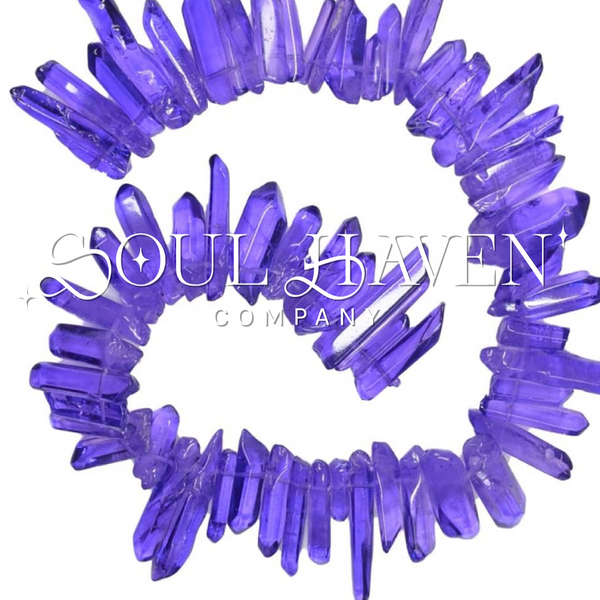 Coraline crystal clips: mixed colors