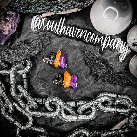 Spooky Crystal clips