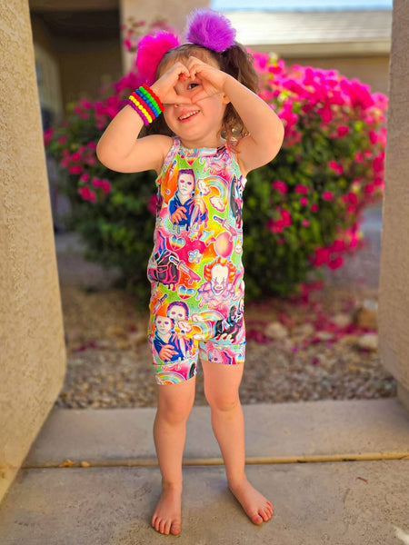 Neon hair puffs single & piggies