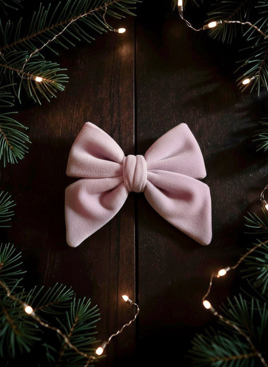 Moody Winter Velvet Bows: Ballet