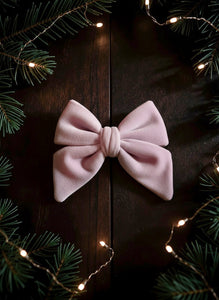 Moody Winter Velvet Bows: Ballet
