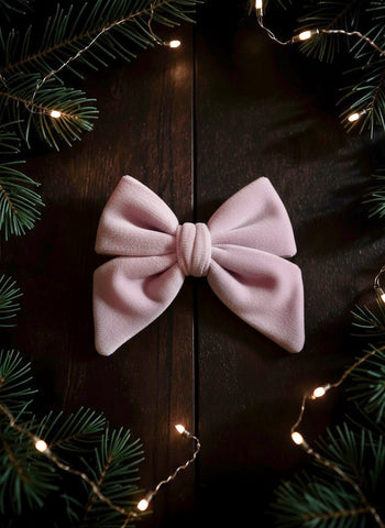 Moody Winter Velvet Bows: Ballet