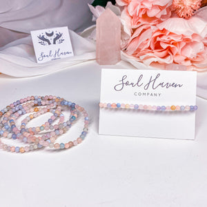 Morganite bracelet