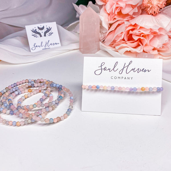 Morganite bracelet