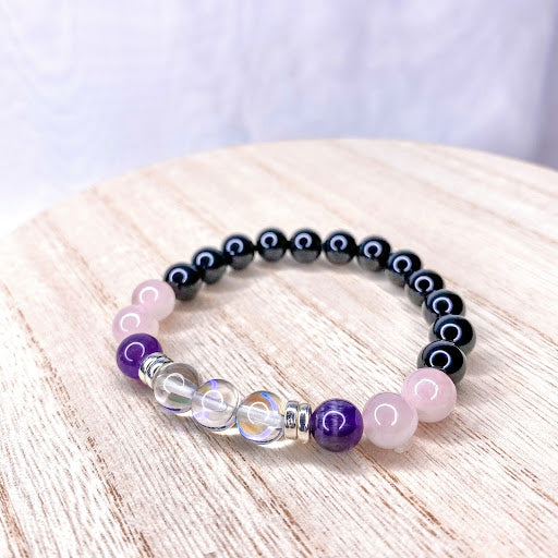 Authentic Rose Quartz Crystal Bracelet for Reiki Healing 8MM | Satvik –  satvikstore.in